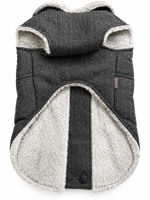Herringbone Runner Coat with Built In Harness