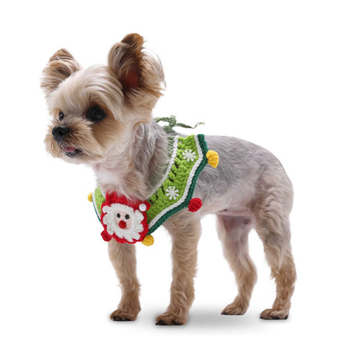 Jolly Santa Crochet Collar