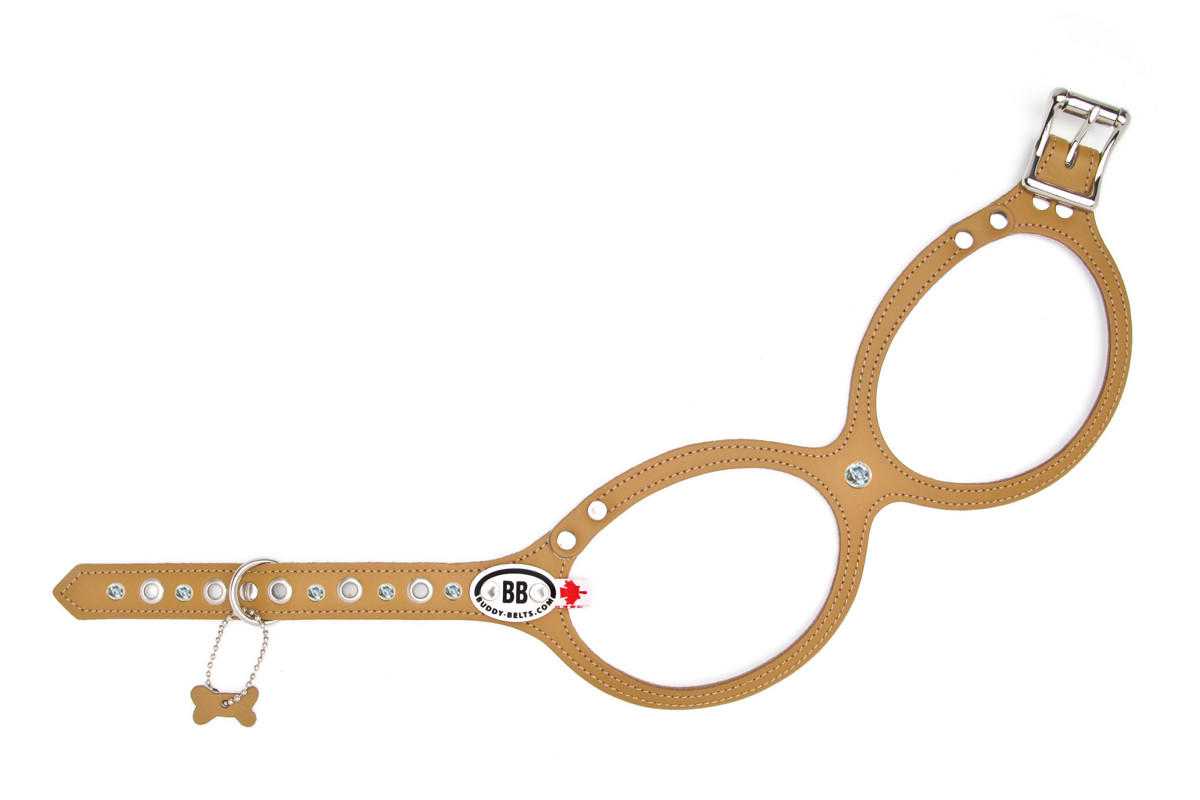 Buddy Belt Leather Harness—Patented stress-reducing design