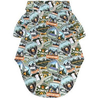 Doggie Design Hawaiian Camp Shirt - Camping Adventure 