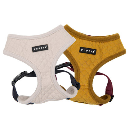Puppia Irvin Vest Dog Harness - Step-in Winter Harness With Diamond Pattern For Small & Medium Dogs