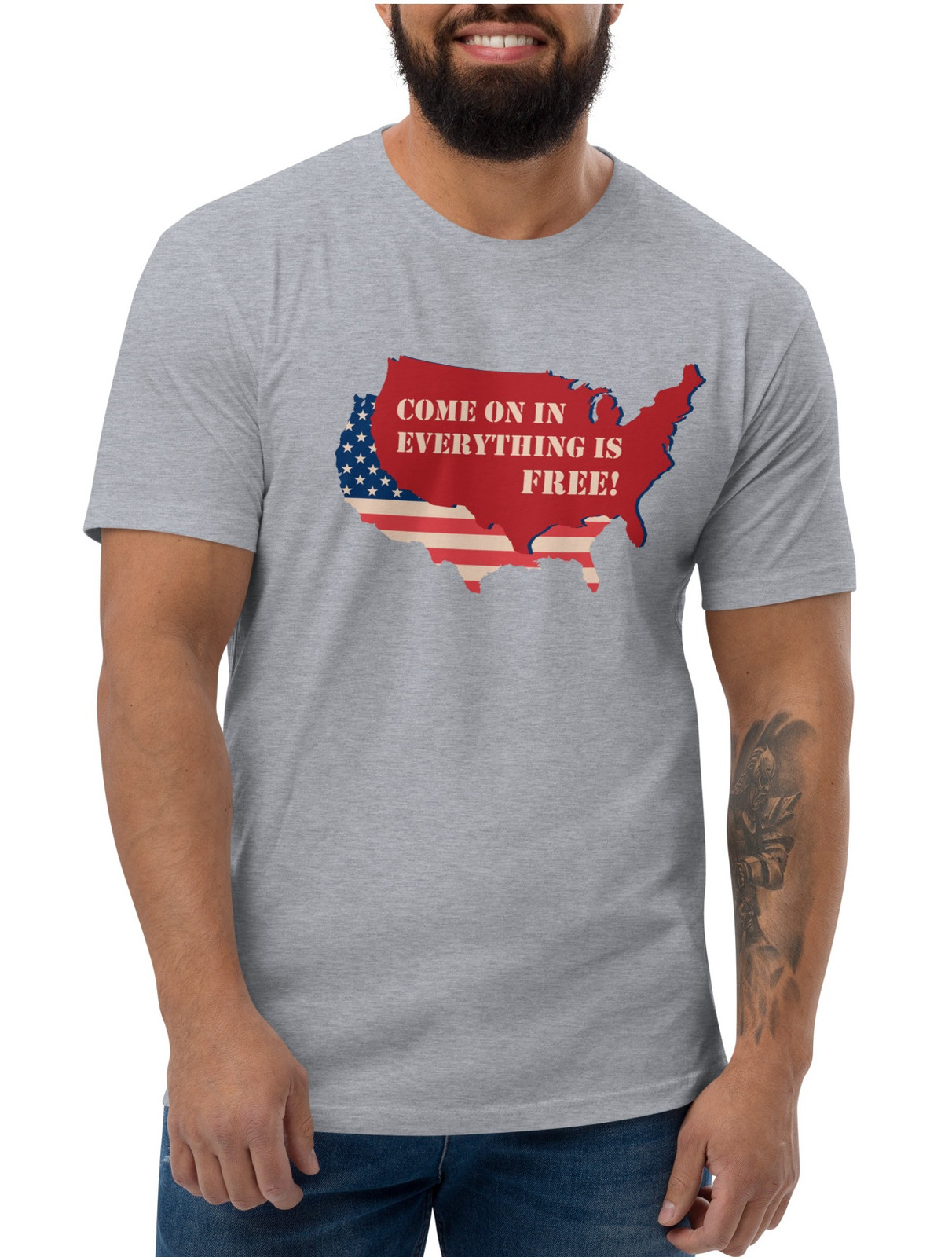 Come On In Everything Is Free I T-shirt - 2 Colors Come On In Everything Is Free I T-shirt - 2 Colors