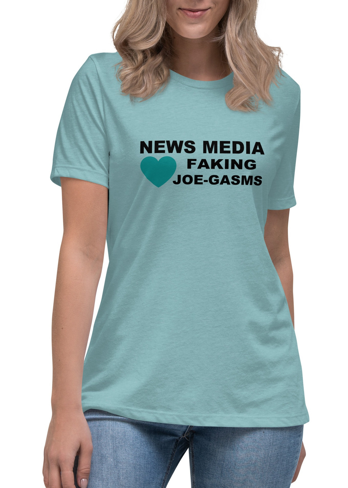 Women's News Media Loves Joe-gasms II T-Shirt - 3 Colors Women's News Media Loves Joe-gasms II T-Shirt - 3 Colors