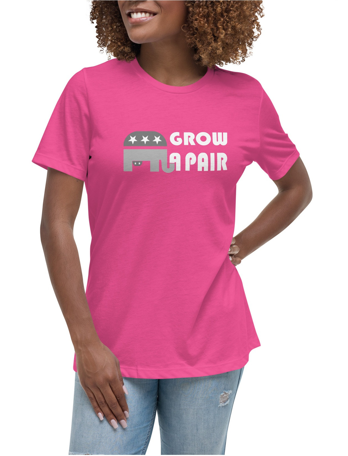 Women's Grow a Pair II T-Shirt - 4 Colors Women's Grow a Pair II T-Shirt - 4 Colors