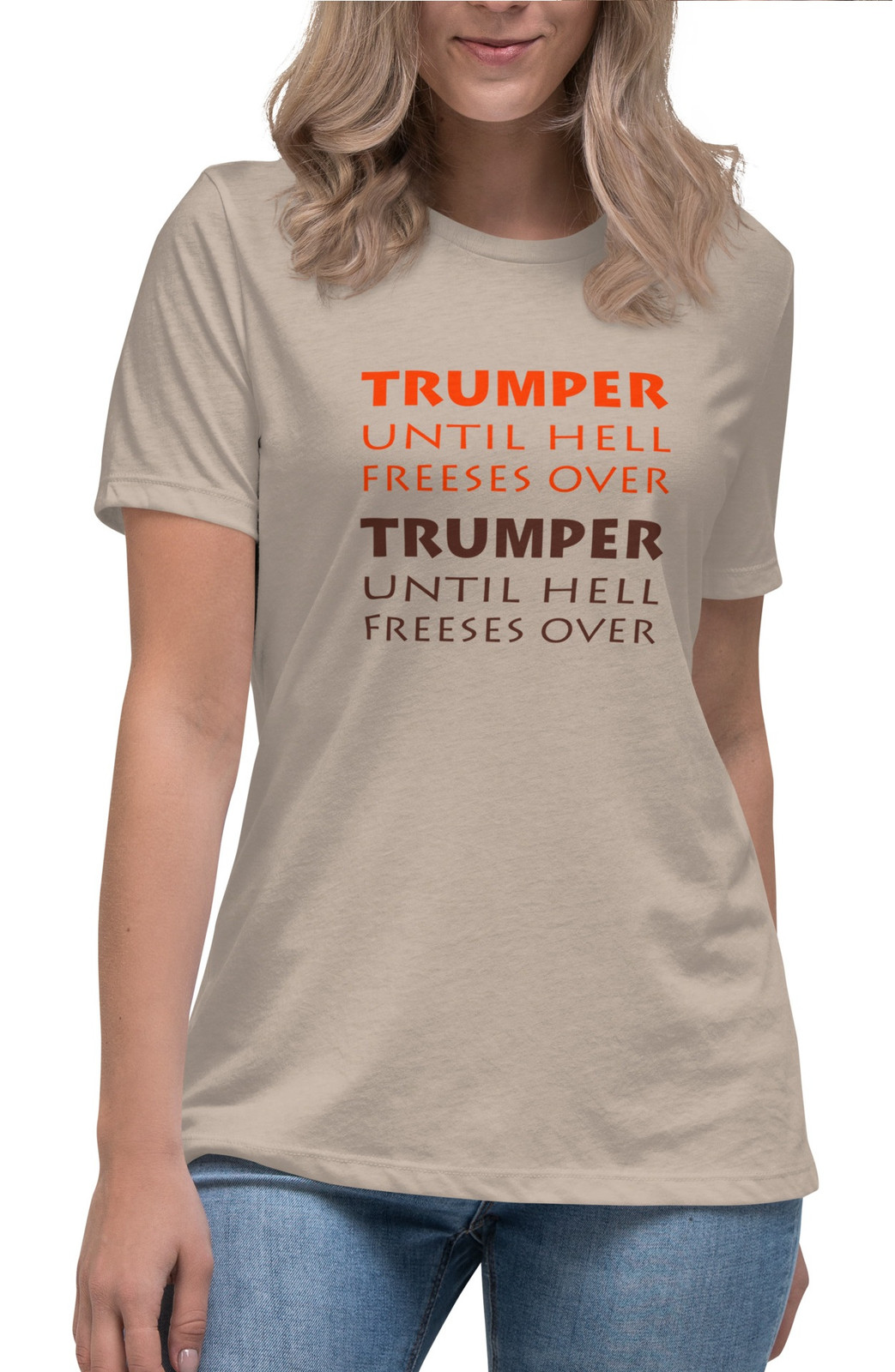 Women's Trumper Until Hell Freezes Over I T-Shirt - 3 Colors Women's Trumper Until Hell Freezes Over I T-Shirt - 3 Colors