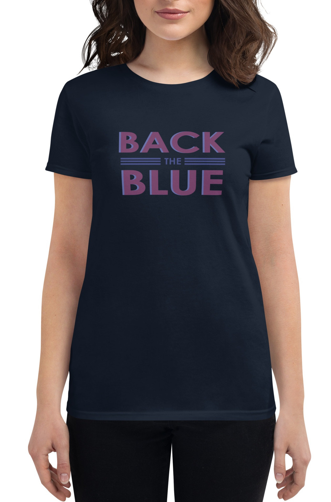 Women's Back The Blue I t-shirt - 3 Colors Women's Back The Blue I t-shirt - 3 Colors