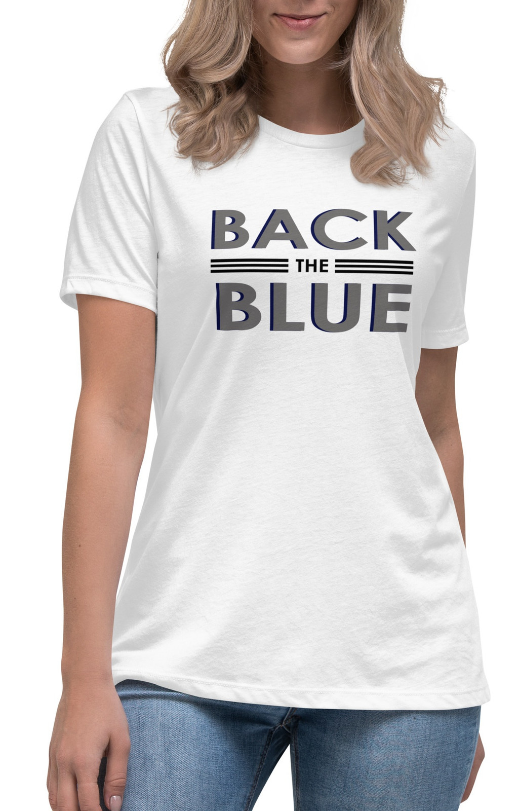 Women's Back The Blue II T-Shirt - 3 Colors Women's Back The Blue II T-Shirt - 3 Colors