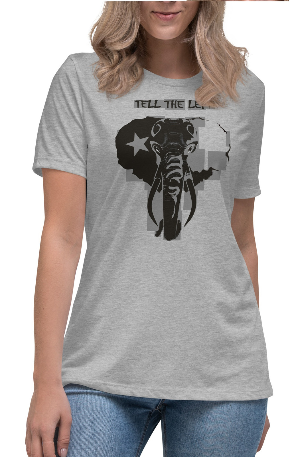 Women's Tell The Left Tusker I T-Shirt Women's Tell The Left Tusker I T-Shirt