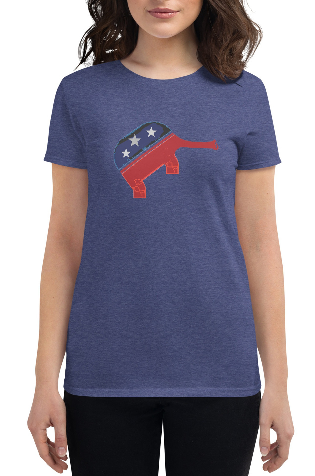 Women's Blowing Elephant t-shirt - 2 Colors Women's Blowing Elephant t-shirt - 2 Colors