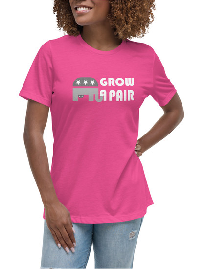 Women's Grow a Pair II T-Shirt - 4 Colors