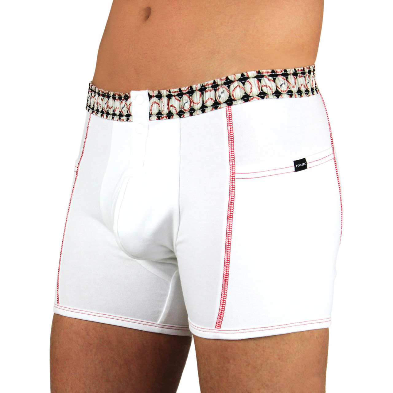 Baseball Boxer Brief with Pockets for Men FOXERS