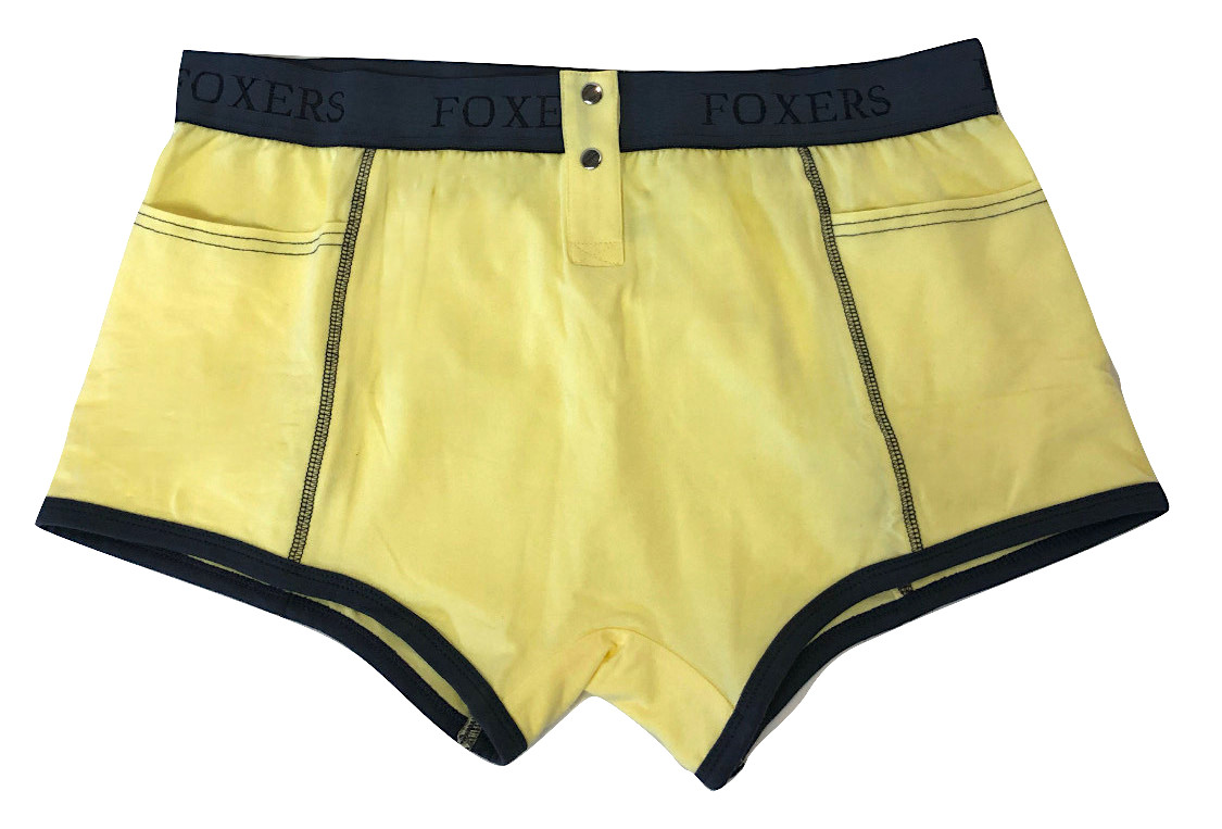 Bright Yellow Tomboy Boxer Briefs Underwear FOXERS