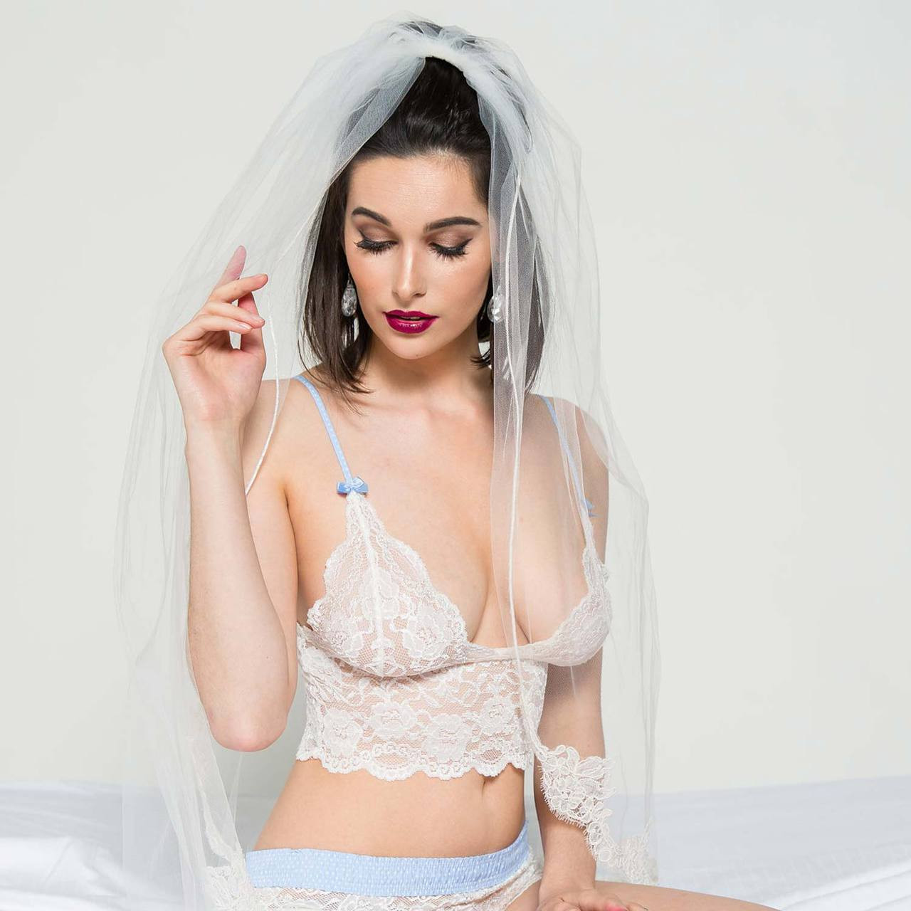 Bralette Set, White Lingerie, Bridal Set, Bride to Be, White Lace