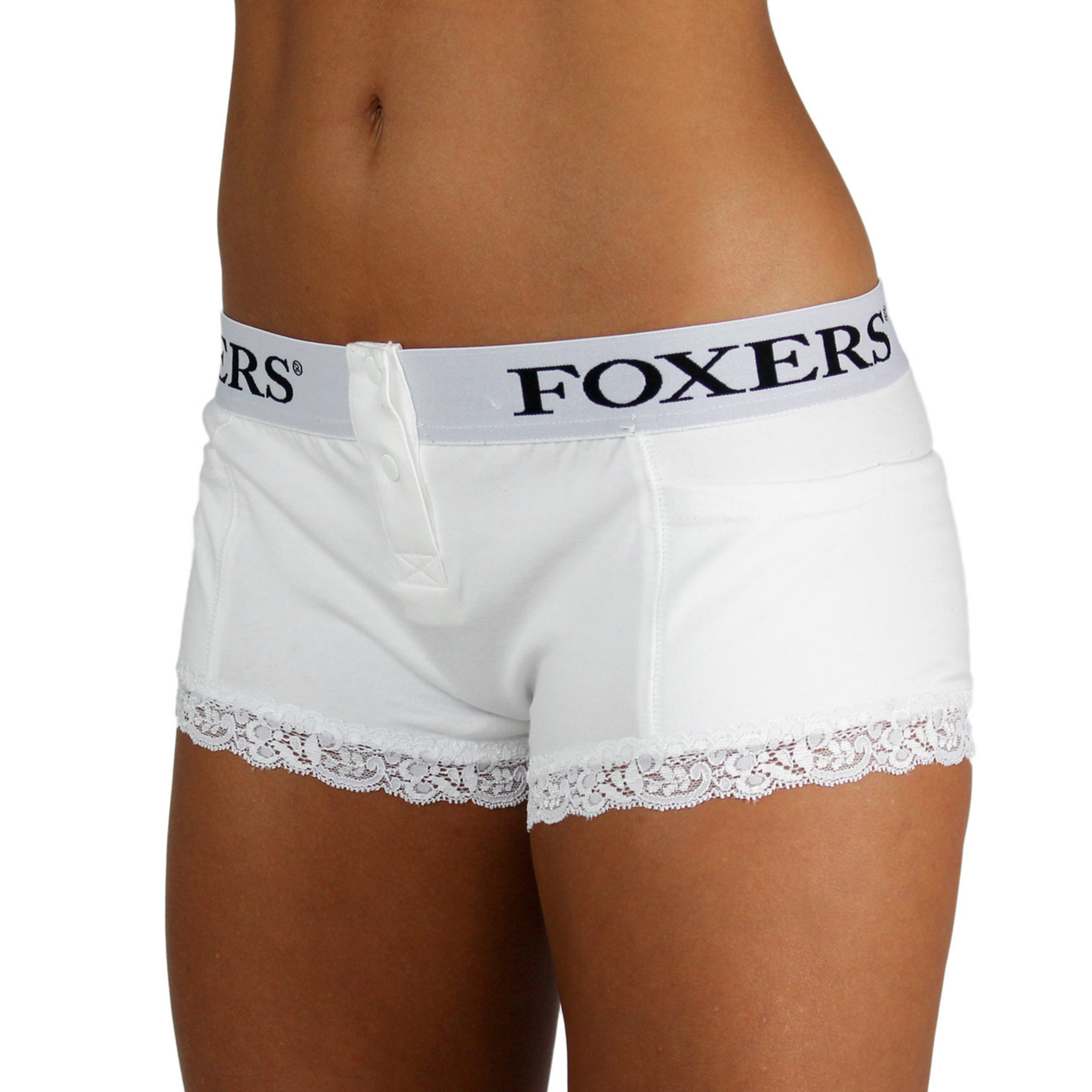 white boxer underwear