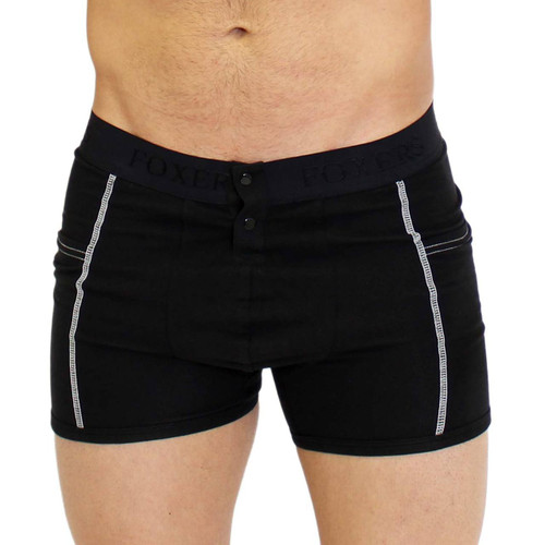 Black Boxer Briefs with Pockets Black Boxer Briefs with Pockets