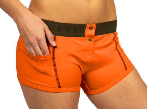 Stance Cabin Fever Cotton Boxer Brief Underwear - Orange