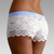 Ivory Lace Boxers with Light Blue Dot FOXERS Band FXBXR-1121-USA