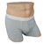 Men's White over Grey Short Boxer Brief Men's White over Grey Short Boxer Brief