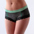 Black Denim with Green Gingham Boyshort