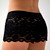 Black lace boxers FXBXR-0101L FOXERS lace logo underwear Black lace boxers FXBXR-0101L FOXERS lace logo underwear
