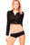 Aqua Rose / Black Boyshort Aqua Rose / Black Boyshort