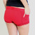 Womens Red Boxers with Black Accents