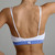 Blue and White Cotton Bra Top
