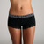 Black Stripe over Black Boyshort (Black Trim)