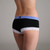 FOXER Blue Stripe over Black Boyshort