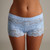Light Blue Stripe over Light Blue Lace Boxers