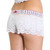 Silver Lace Boxer Brief Underwear for Women