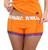 Orange Boxer Brief underwear with purple accents