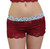 Cranberry lace boyshort underwear with foxes Cranberry lace boyshort underwear with foxes