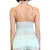 Pastel Mint Lace Camisole with Colorful Straps