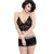 Sexy Black Lace Camisole and Matching Lace Boxers