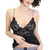 Black 3 Row Lace Camisole Nightie Black 3 Row Lace Camisole Nightie