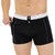 FOXERS Men's Black Boxer Brief with Elk Band