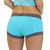 Turquoise Boxer Briefs for Ladies with a Gold Bow Turquoise Boxer Briefs for Ladies with a Gold Bow