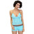 Turquoise Lace Boxer Briefs and Matching 2 Row Camisole Top Turquoise Lace Boxer Briefs and Matching 2 Row Camisole Top
