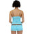 Women's Turquoise Lace Boxers with a Gold Bow on the Back Women's Turquoise Lace Boxers with a Gold Bow on the Back