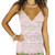 Sexy Pink Lace Waistlength Chemise