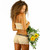 Sahara Oasis Sand Lace Boxers with Leopard Band Sahara Oasis Sand Lace Boxers with Leopard Band