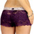 Plum Perfect Lace Boxers with Plum Scroll Waistband