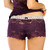Plum Lace Boxers with Plum Scroll Waistband