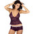 Waist Length Plum Lace Camisole with Adjustable Straps Waist Length Plum Lace Camisole with Adjustable Straps