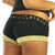 Black Boyshorts Panties with Frozen Gold Waistband