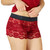 Black Cherry Lace Boxer Panties and a Smooth Flat Waistband Black Cherry Lace Boxer Panties and a Smooth Flat Waistband