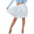 Beautiful Bridal Light Blue Trellis Skirt With Pockets Beautiful Bridal Light Blue Trellis Skirt With Pockets