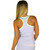 Lavender Racer Back Tank Top with Mint Trim