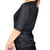 Black Stretch Denim Deep V Tshirt Black Stretch Denim Deep V Tshirt